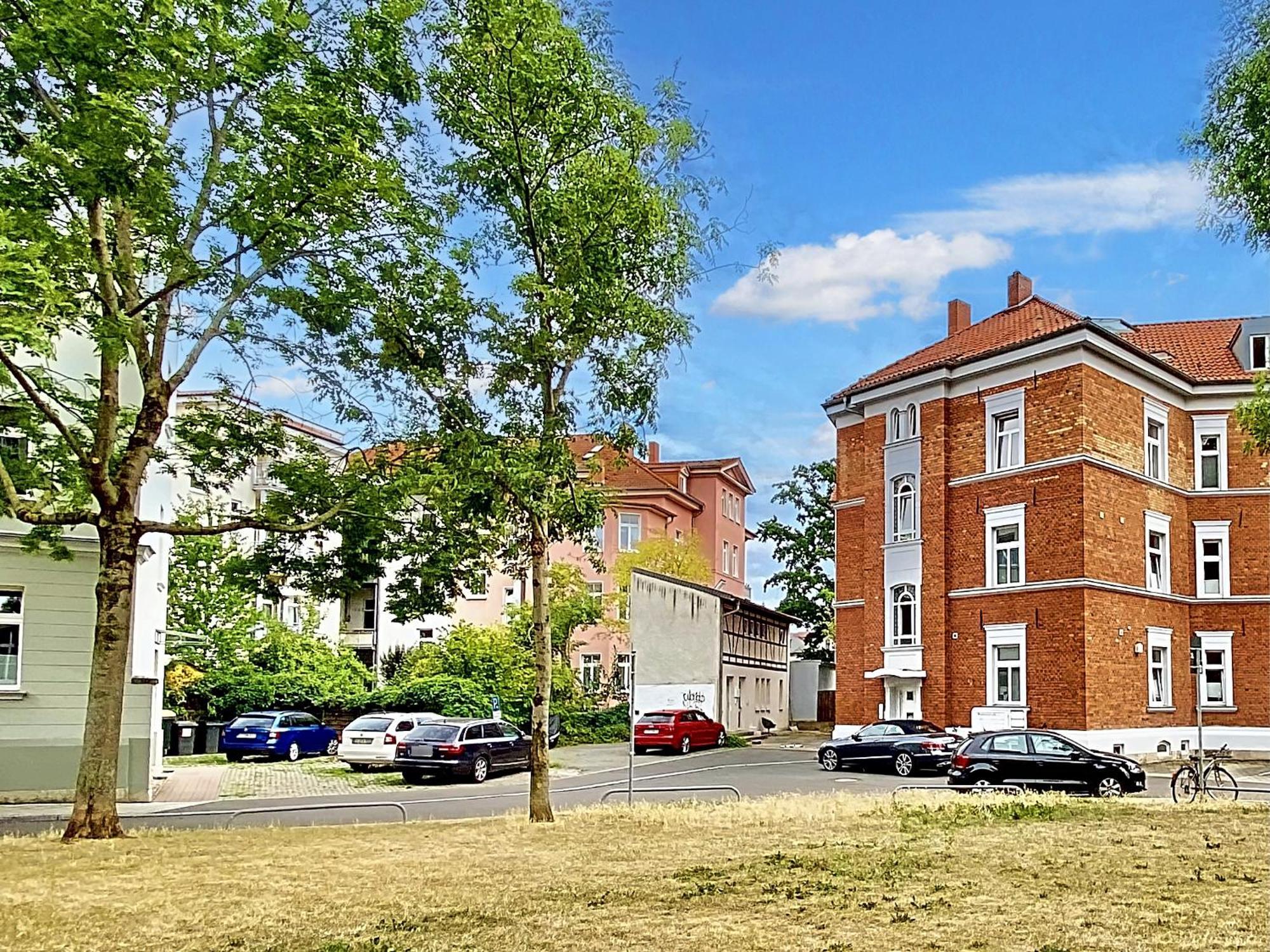 Die Remise Mit Kostenlosem Parkplatz Direkt Vor Der Tuer แอร์ฟวร์ท ภายนอก รูปภาพ
